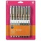 Sakura Pigma Brush Pens - Light Cool and Cool Gray, Brush and Micron, Set of 8